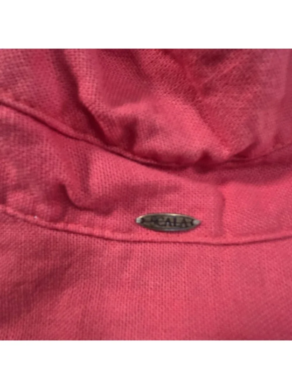 Scala Women's Collezione Pink Linen Bucket Hat Wide Brim Coastal Sun Hat